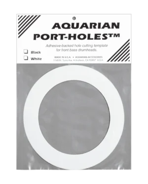 AQUARIAN Bass Drum Port Hole, 5", white PHWT