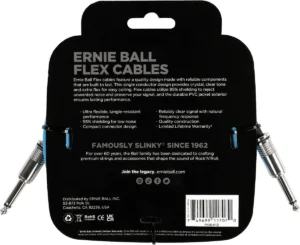 EEB-6412-1-B.jpg ERNIE BALL - EEB 6412 Jack/Jack 3m Blauw Flex Cable