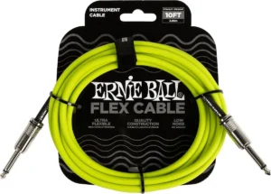 EEB-6414-B.jpg ERNIE BALL - EEB 6414 Jack/jack 3m groen Flex Cable