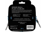 ERNIE BALL - EEB 6417 Jack/jack 6m blauw Flex Cable