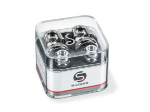 Schaller S-lock Strap Lock set chrome