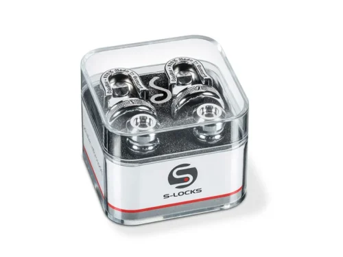 Schaller S-lock Strap Lock set chrome