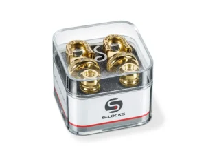 Schaller S-Lock Strap Lock Set Gold