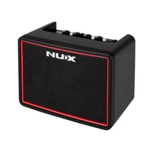 NUX Mighty Series desktop guitar amplifier with bluetooth, reverb + delay, drum patterns, 3W