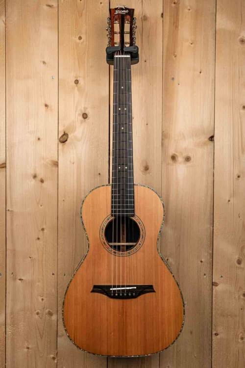 Bromo Rocky Mountain Series parlor guitar all solid tonewoods - BAR6E
