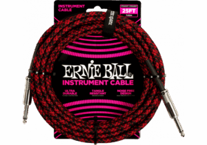 ERNIE BALL - EEB 6398   Jack/jack 7,6m zwart/rood