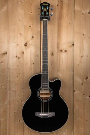 Ibanez Elektrisch/ Akoestisch Bass Gitaar zwart - AEB8EBK