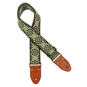 Gaucho Authentic Deluxe Blue-Yellow flowers