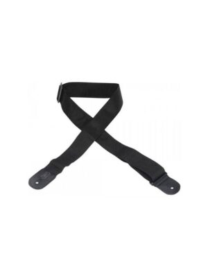 5 cm wide polypropylene guitar strap - Black