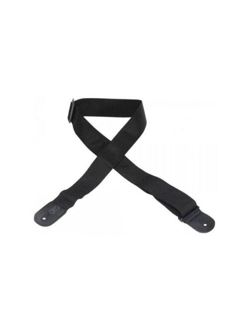 5 cm wide polypropylene guitar strap - Black