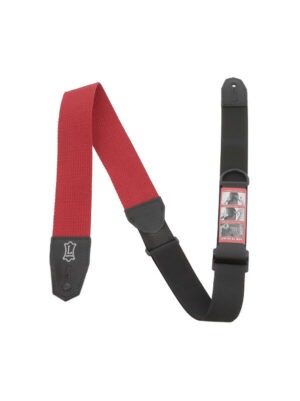RipChrod strap, 5 cm cotton guitar strap - Red