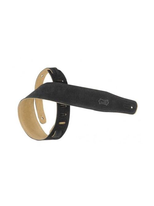 Levy's Wide suede guitar strap LEV-MS26-BLK