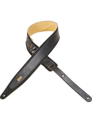 Levy's suede guitar strap LEV-MS317CO-BLK