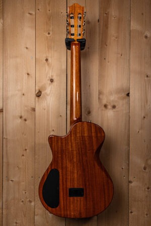 Bromo BEN2C/3TS Semi-Hollow Body Electric Nylon String Guitar