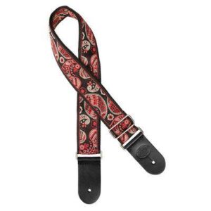 Gaucho Traditional Strap Red-Black-Light Blue