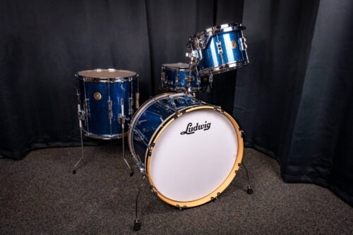Ludwig Continental Club 20 Blue Sparkle
