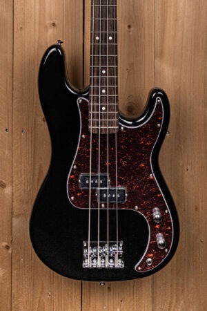 SX Standard Series P-style electric bass guitar, black