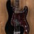 SX Standard Series P-style electric bass guitar, black