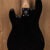 SX Standard Series P-style electric bass guitar, black