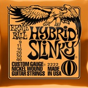 Ernie Ball 2222 Hybrid Slinky Snaren Voor Elektrische Gitaar 9-46