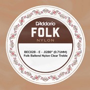 D'addario Folk Nylon Ball End snaren