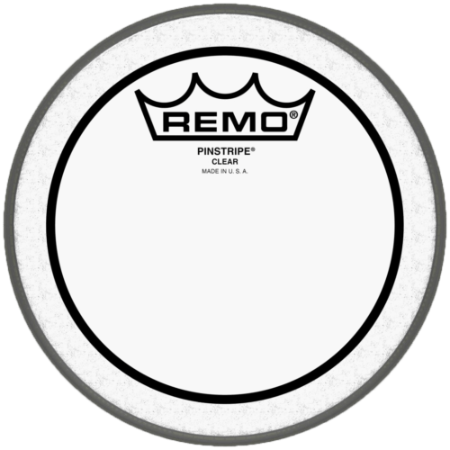 8'' Remo pinstripe clear